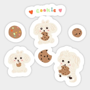 Cookie Dog Sticker